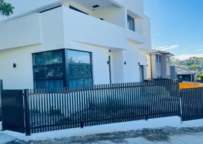 Sans Souci aluminium front fence