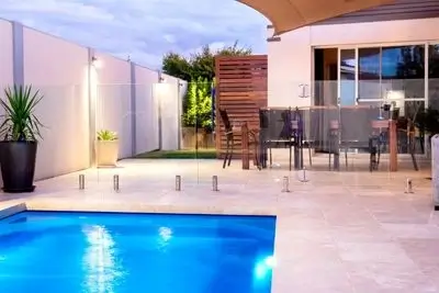 frameless glass pool fence St George frameless glass pool fence St George