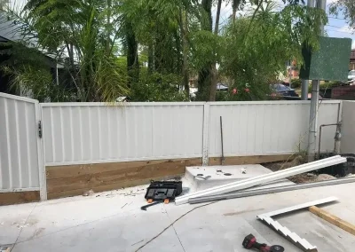 front Colorbond fence St George