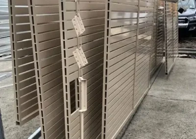 powder coating aluminium slat fence Kogarah