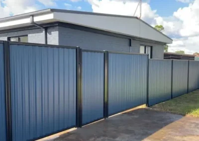 colorbond fence in Hurstville residential home