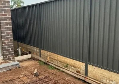 colorbond fencing installation in Bexley