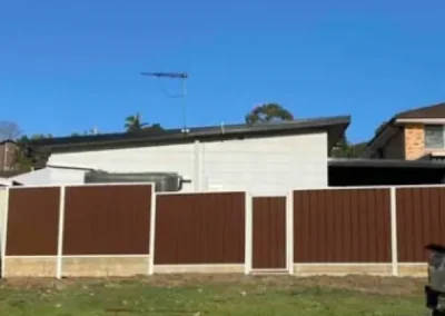 manor red colorbond fencing in Rockdale