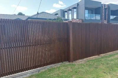 timber battern fence